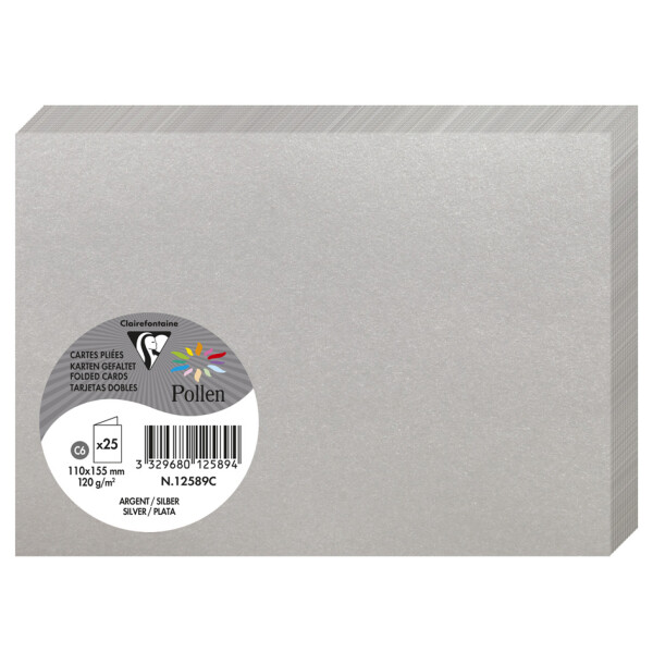Pollen by Clairefontaine Doppelkarte C6, minze