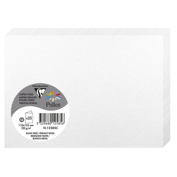 Pollen by Clairefontaine Doppelkarte C6, minze