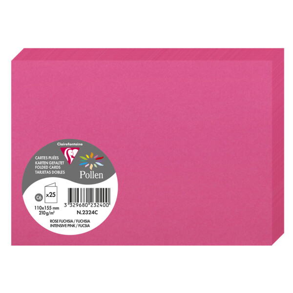 Pollen by Clairefontaine Doppelkarte C6, minze