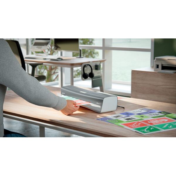 LEITZ Laminierger&auml;t iLAM Office A3, bis DIN A3, dunkelgrau