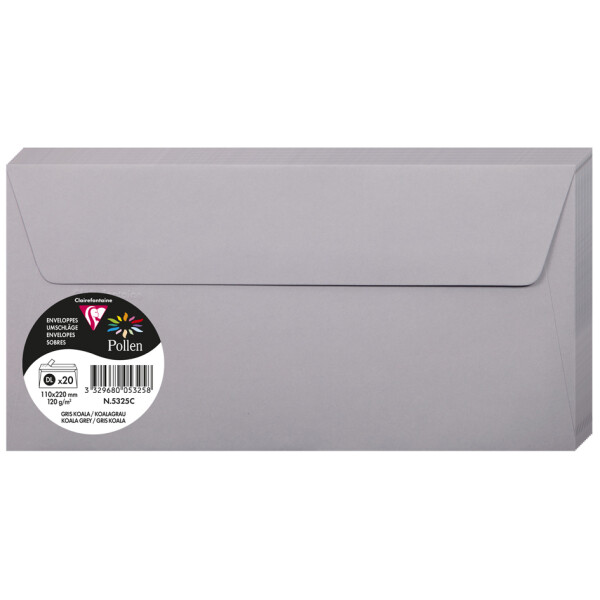 Pollen by Clairefontaine Briefumschlag DL, clementine