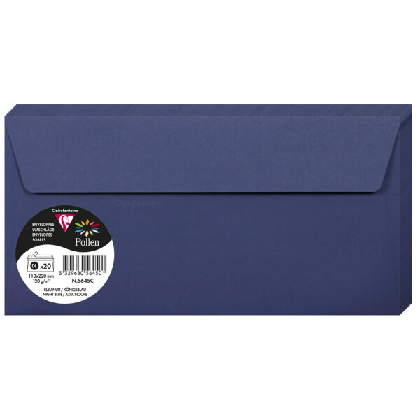 Pollen by Clairefontaine Briefumschlag DL, clementine