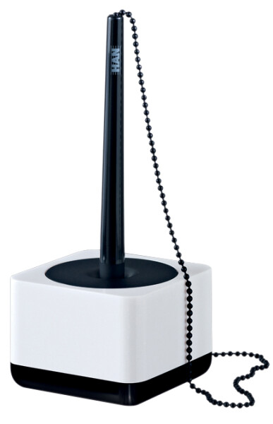 HAN Kugelschreiber-Ständer i-Line, Kunststoff, weiß schwarz