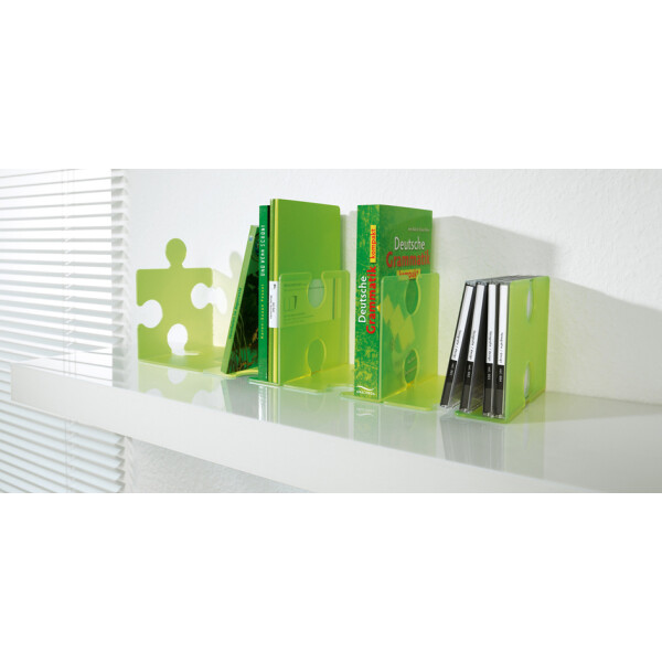 HAN Buchst&uuml;tze PUZZLE, 2er Set, blau-transluzent