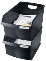 HAN Papierkorb-Deckel LOGO-Drive mit Abfallmulde, schwarz