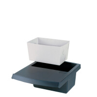 HAN Papierkorb-Deckel LOGO-Drive mit Abfallmulde, schwarz