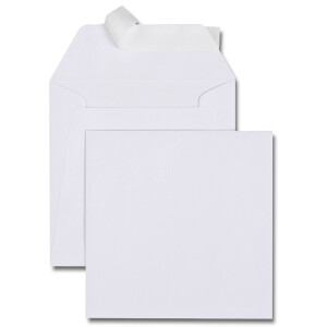 GPV Briefumschläge 150 x 150 mm, weiß, ohne Fenster