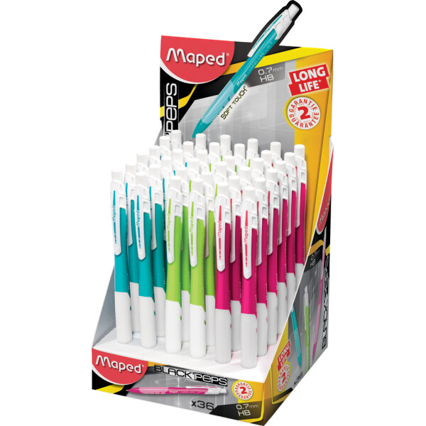 Maped Druckbleistift LONG LIFE, 0,5 mm, 36er Display