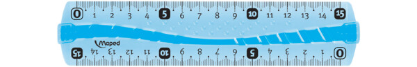 Maped Flachlineal Flex, 200 mm, aus Kunststoff, bruchfest