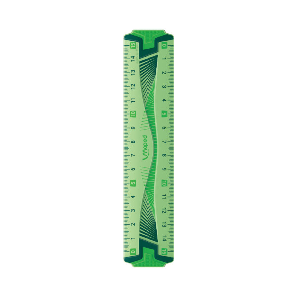 Maped Flachlineal Flex, 400 mm, aus Kunststoff, flexibel