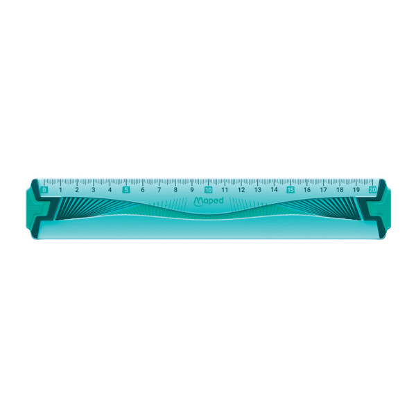 Maped Flachlineal Flex, 400 mm, aus Kunststoff, flexibel