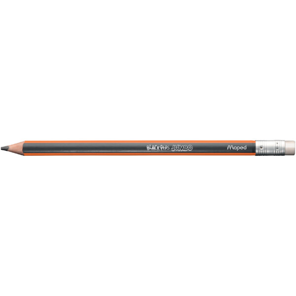Maped Bleistift BLACKPEPS JUMBO, H&auml;rtegrad: HB