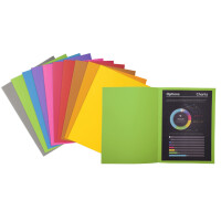 EXACOMPTA Aktendeckel ROCKS, 210 g qm, farbig sortiert