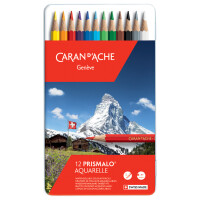 CARAN DACHE Buntstifte PRISMALO Aquarelle, 18er Metalletui