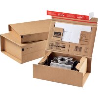 ColomPac Paket-Versandkarton "POST", Größe: SM, braun