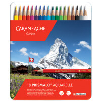 CARAN DACHE Buntstifte PRISMALO Aquarelle, 30er Metalletui
