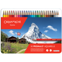 CARAN DACHE Buntstifte PRISMALO Aquarelle, 30er Metalletui