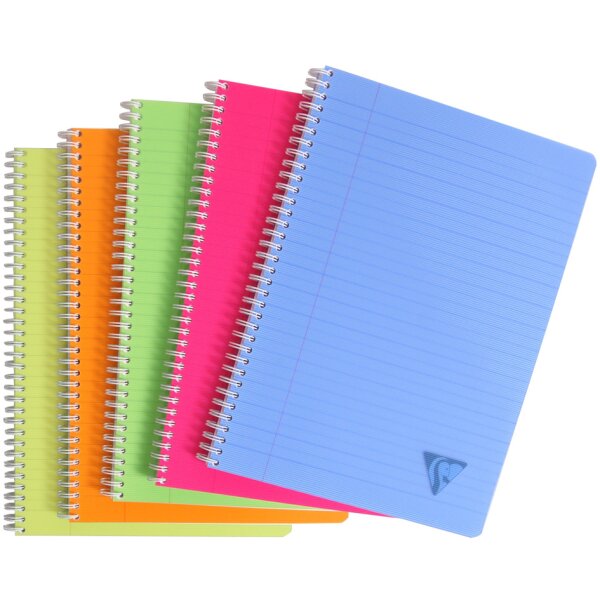 Clairefontaine Spiralbuch LINICOLOR Fresh, 148 x 210 mm