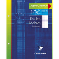 Clairefontaine Feuillets mobiles 170 x 220 mm,...