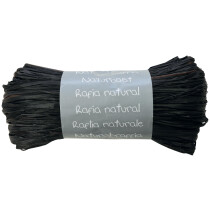 Clairefontaine Raffia-Naturbast, schwarz