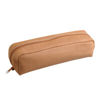 Clairefontaine Schlamper-Etui, trapezförmig, Naturleder