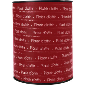 Clairefontaine Geschenkband auf Spule "Plaisir", rot gold