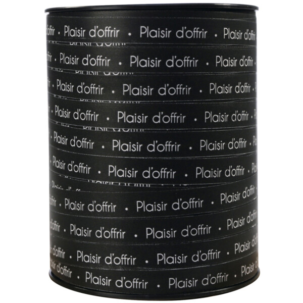 Clairefontaine Geschenkband auf Spule "Plaisir", schwarz