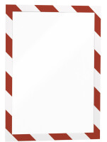 DURABLE Magnetrahmen DURAFRAME SECURITY, A4, rot weiß