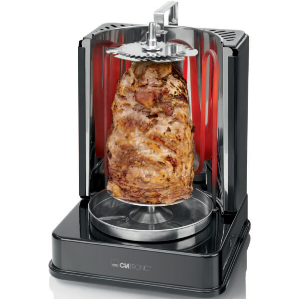 CLATRONIC Döner-Vertikalmultigrill DVG 3686, schwarz