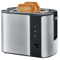 SEVERIN 2-Scheiben-Toaster AT 2589, Edelstahl schwarz