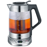 SEVERIN Tee- Wasserkocher WK 3479 DELUXE, Glas Edelstahl