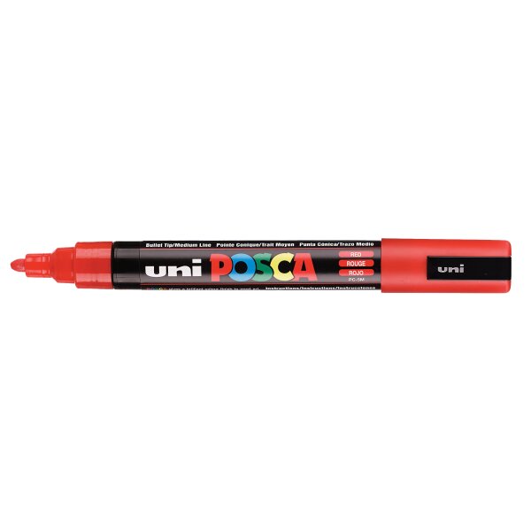 POSCA Pigmentmarker PC-5M, rot