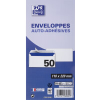 Oxford Briefumschläge Velin, C6, weiß, ohne...