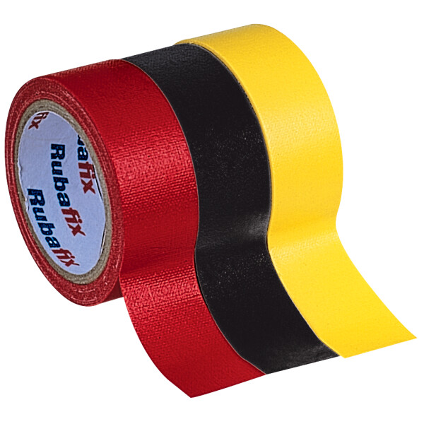 Rubafix Gewebeband, Ma&szlig;e: (B)38 mm x (L)3 m, rot