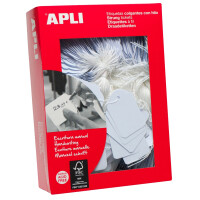 APLI Warenanhänger, 22 x 35 mm, weiß