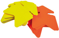 APLI Signal-Etiketten "Stern", gelb orange, 80...