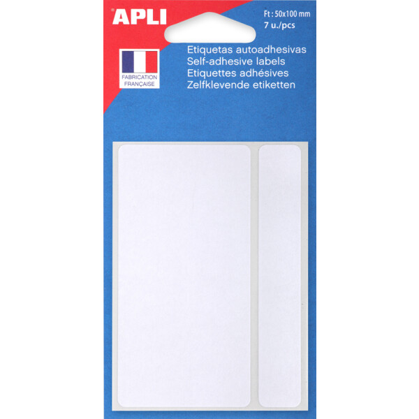 APLI Vielzweck-Etiketten, 19 x 38 mm, weiß