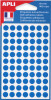APLI Markierungspunkte, Durchmesser: 8 mm, rund, blau