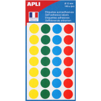 APLI Markierungspunkte, Durchmesser: 15 mm, rund, gelb