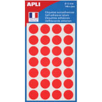 APLI Markierungspunkte, Durchmesser: 15 mm, rund, gelb