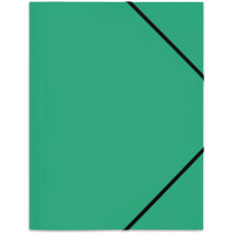 ELBA Eckspannermappe Standard, DIN A4, aus PP, grün