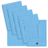 Oxford Aktenmappe PASTEL, Farbe: blau, 240 g qm