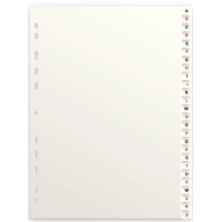 Oxford Karton-Register, A-Z, ohne "ST"...