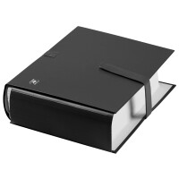 Oxford Sammelmappe Balacron, mit Einschlagklappe, dunkelblau