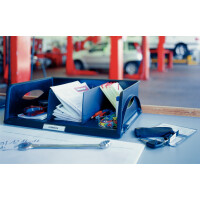 LEITZ Ablagekorb Sorty, DIN A4 C4 quer, blau