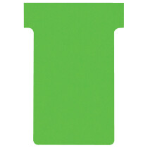 nobo T-Karten, Größe 1,5 45 mm, 170 g qm, grün