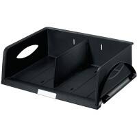 LEITZ Ablagekorb Sorty, DIN A4 C4 quer, schwarz