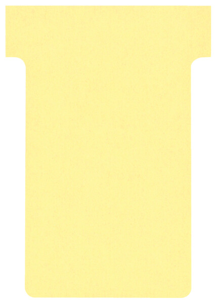 nobo T-Karten, Größe 2 60 mm, 170 g qm, gelb
