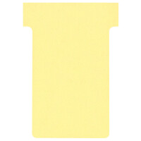 nobo T-Karten, Größe 2 60 mm, 170 g qm, gelb