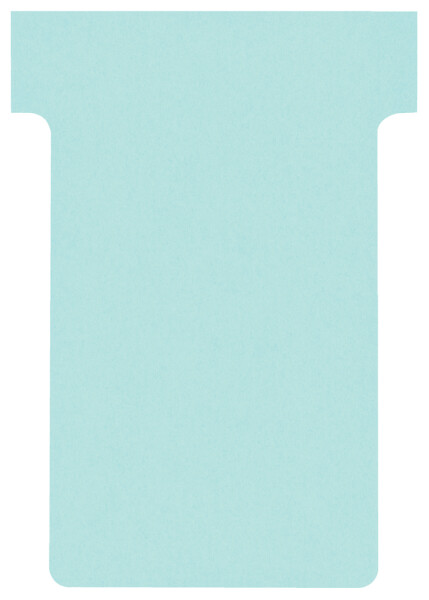 nobo T-Karten, Größe 2 60 mm, 170 g qm, blau